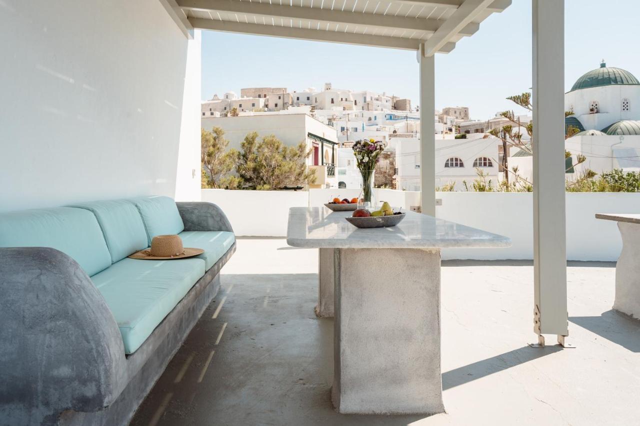 Celestial Seaview Apartments- Apollon Naxos City Bagian luar foto
